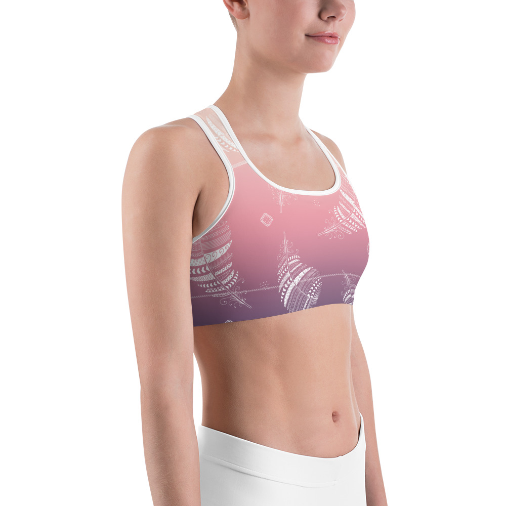 Spirit Awakened Yoga Bra - Lily Purple